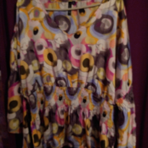 Essentials Tops - Nwot colordul blouse